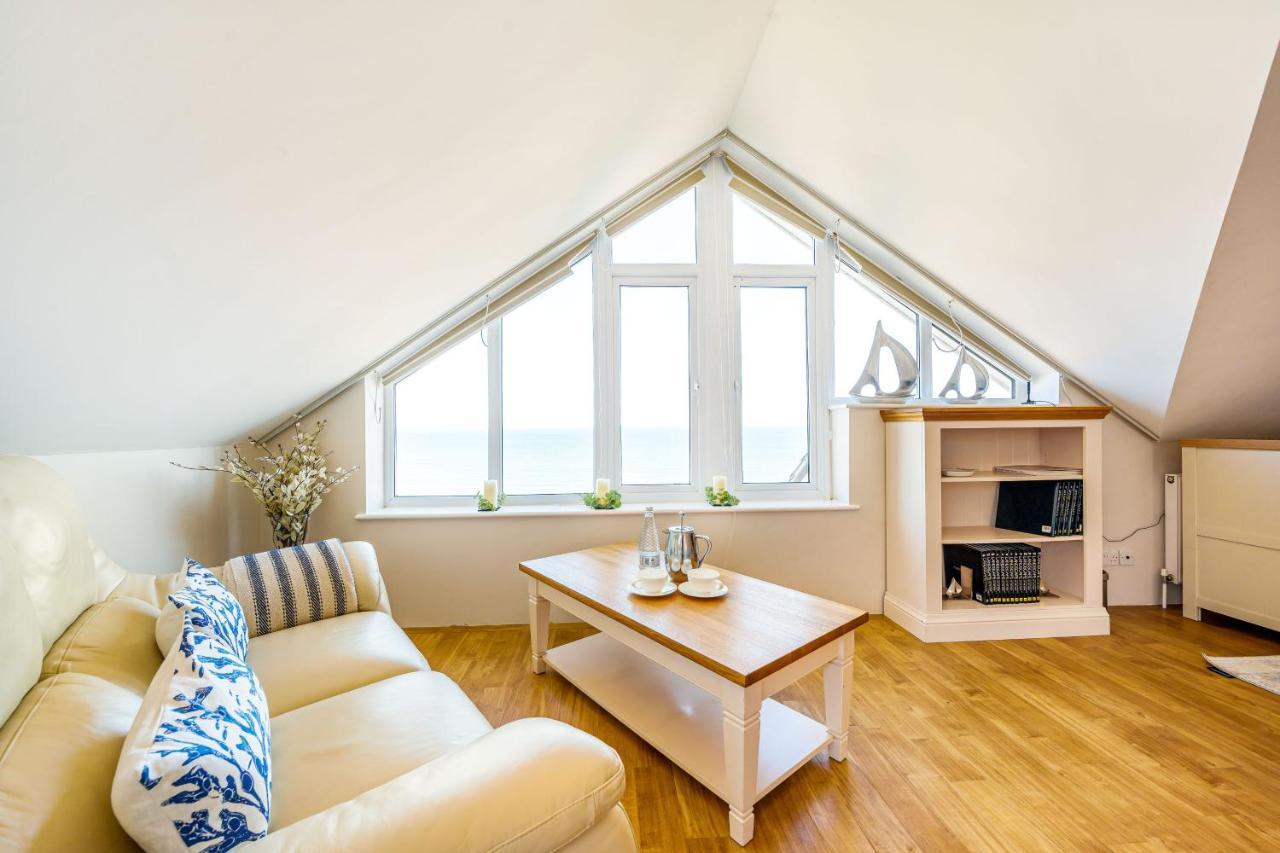 Carbis Bay - Luxury 3 Bed Penthouse Apartment With Sea Views Parking Sauna Balcony מראה חיצוני תמונה