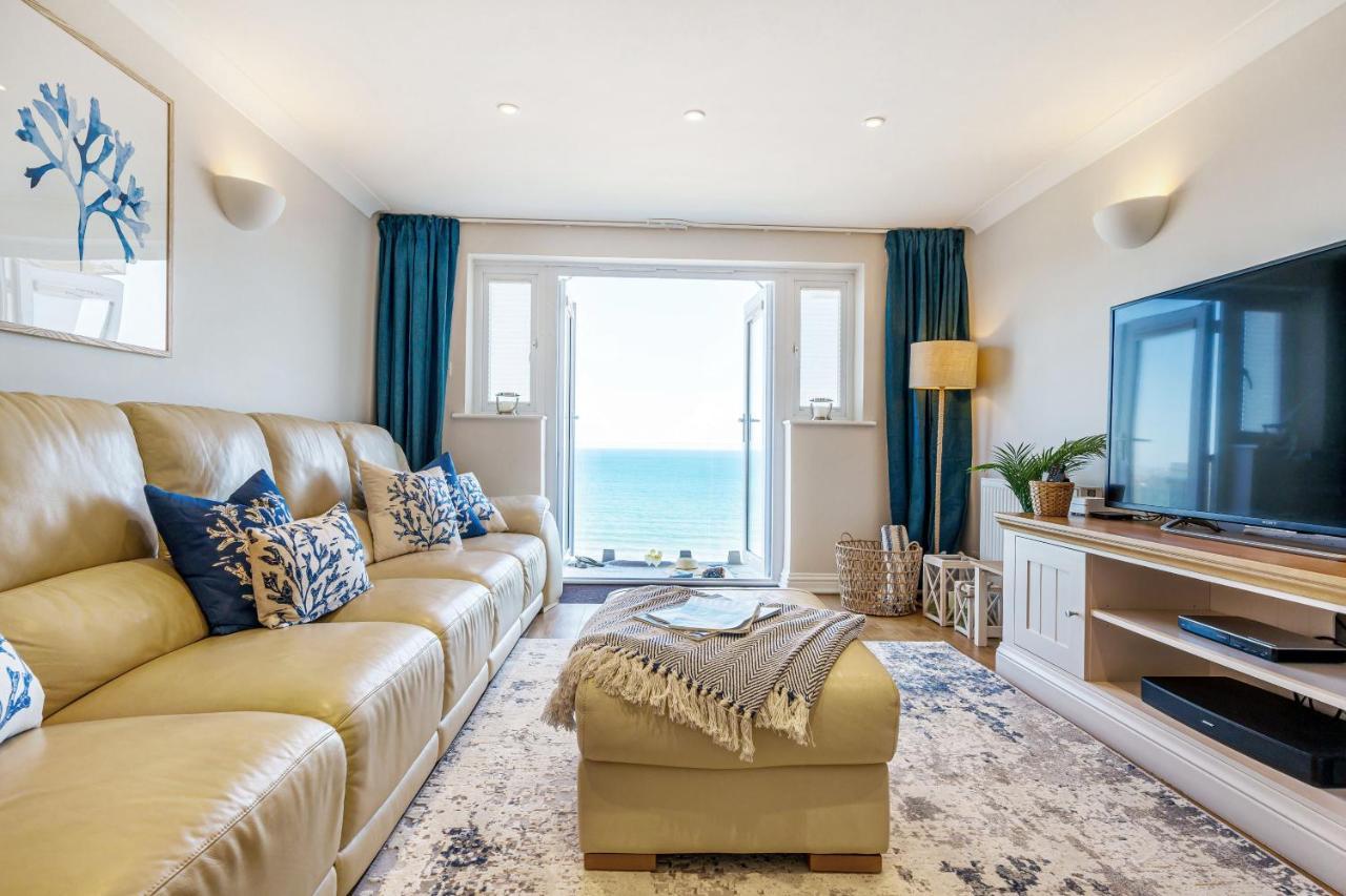 Carbis Bay - Luxury 3 Bed Penthouse Apartment With Sea Views Parking Sauna Balcony מראה חיצוני תמונה