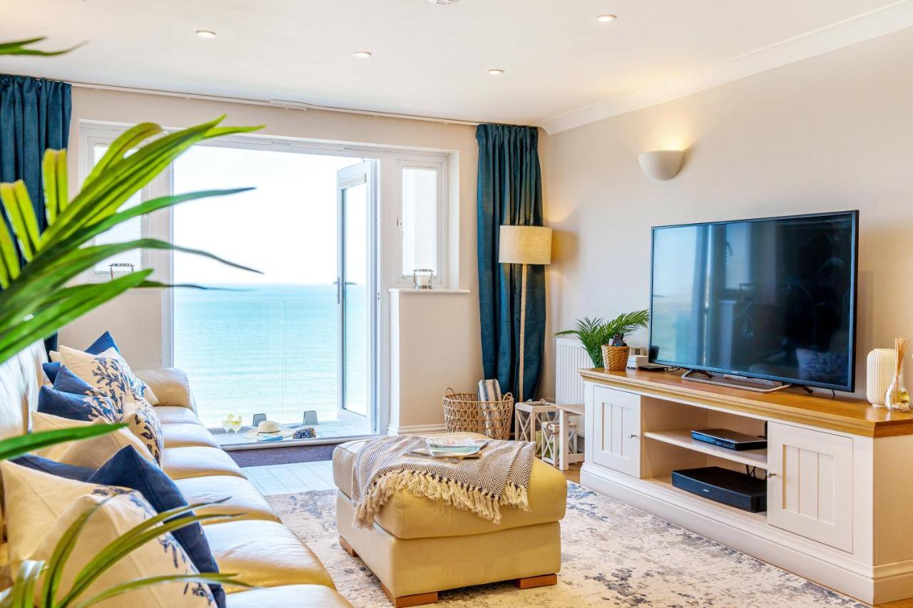 Carbis Bay - Luxury 3 Bed Penthouse Apartment With Sea Views Parking Sauna Balcony מראה חיצוני תמונה