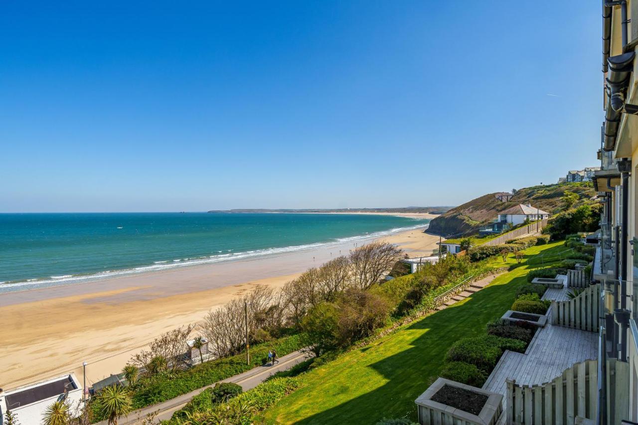 Carbis Bay - Luxury 3 Bed Penthouse Apartment With Sea Views Parking Sauna Balcony מראה חיצוני תמונה